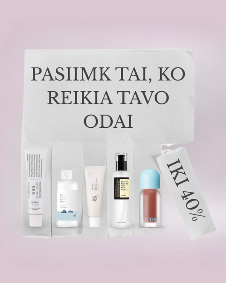  KOREANCARE.LT – specializuota korėjietiškos kosmetikos el. parduotuvė Lietuvoje.