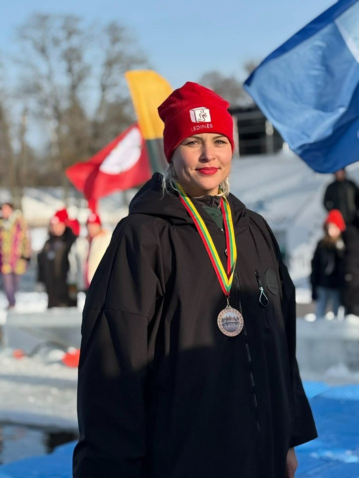  Trakuose vyko Lietuvos atviro žiemos plaukimo varžybos 2026.<br> Alytaus miesto savivaldybės nuotr.