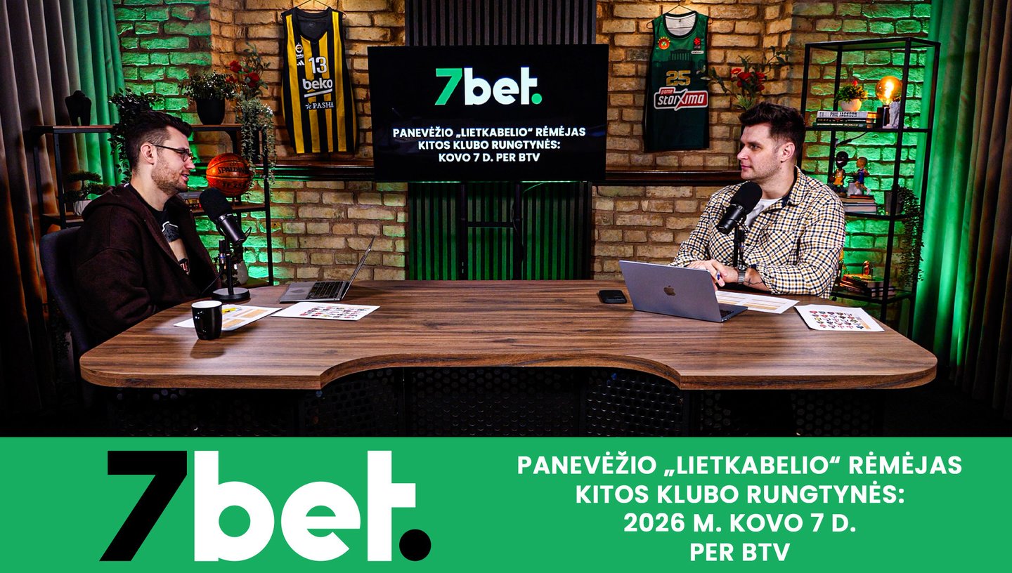 TV laidų vedėjas Paulius Vaitiekūnas ir krepšinio komentatorius Jonas Lekšas