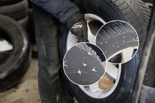 Vairuotojas pasidalijo orų sukeltu kuriozu: „Per naktį įsigijau dygliuotas padangas“