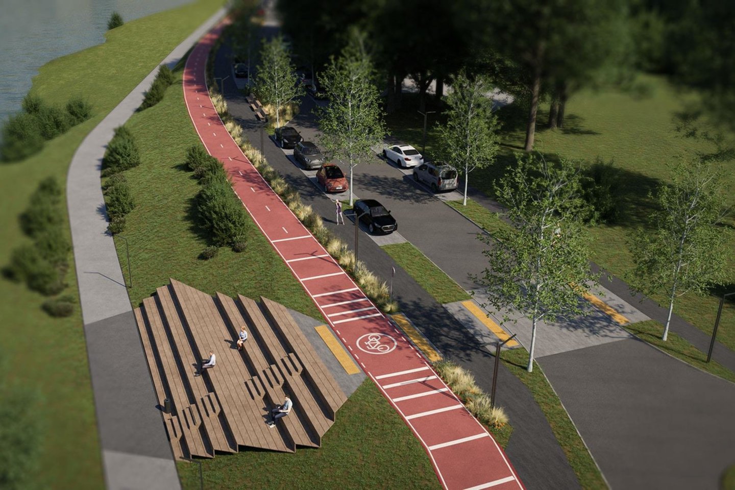 Nemuno krantinė Žemuosiuose Šančiuose pasitinka pokyčius