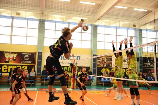 Paaiškėjo pirmoji Lietuvos vyrų tinklinio čempionato ketvirtfinalio pora