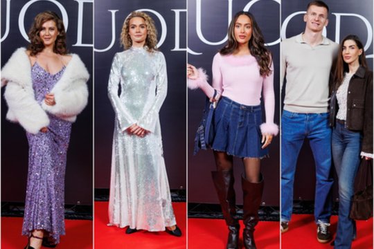 Erotinės dramos premjeroje – būrys žinomų veidų: akys krypo į dėmesio centre atsidūrusią J. Jurkutę