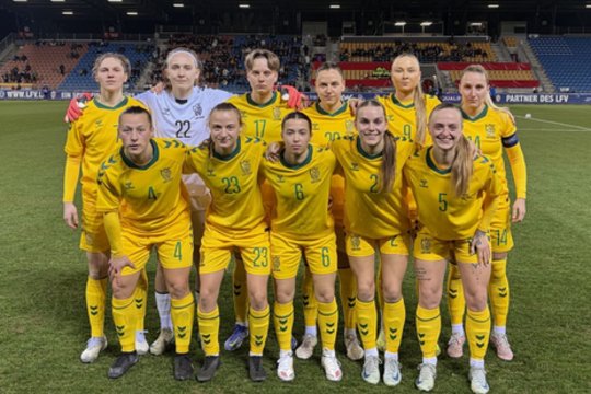 Lietuvos moterų rinktinė atrankos ciklo startą pažymėjo pergale ir R. Jonušaitės pokeriu