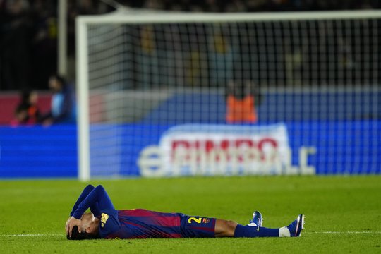 „Barcelona“ bandė sukurti futbolo stebuklą, tačiau „Atletico“ įvarčių kraitis buvo per didelis