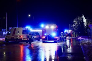 Tragedija netoli Vievio: per gaisrą žuvo žmogus