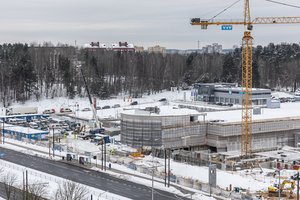 Jau kyla prekybos centro „Mada“ pirmosios konstrukcijos: pamatykite