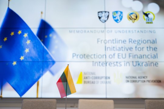 Kuriama regioninė antikorupcinė platforma, skirta Ukrainos atstatymo lėšų apsaugai
