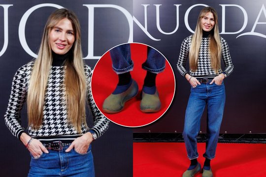 Renginyje akys krypo į išskirtinius Simonos Starkutės batus: jų kaina – stebinanti