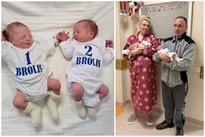Stebuklas Alytuje: dvynukai gimė vos per valandą