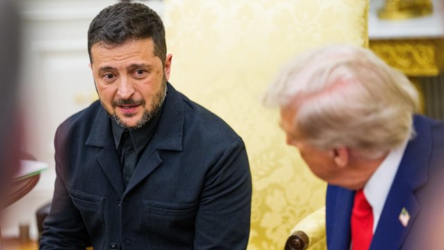 V. Zelenskis prakalbo apie JAV prašymą padėti gintis nuo Irano dronų: Ukraina iškėlė sąlygą