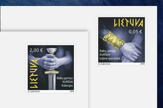 Sausumos vikingais vadintiems kuršiams – nauji pašto ženklai
