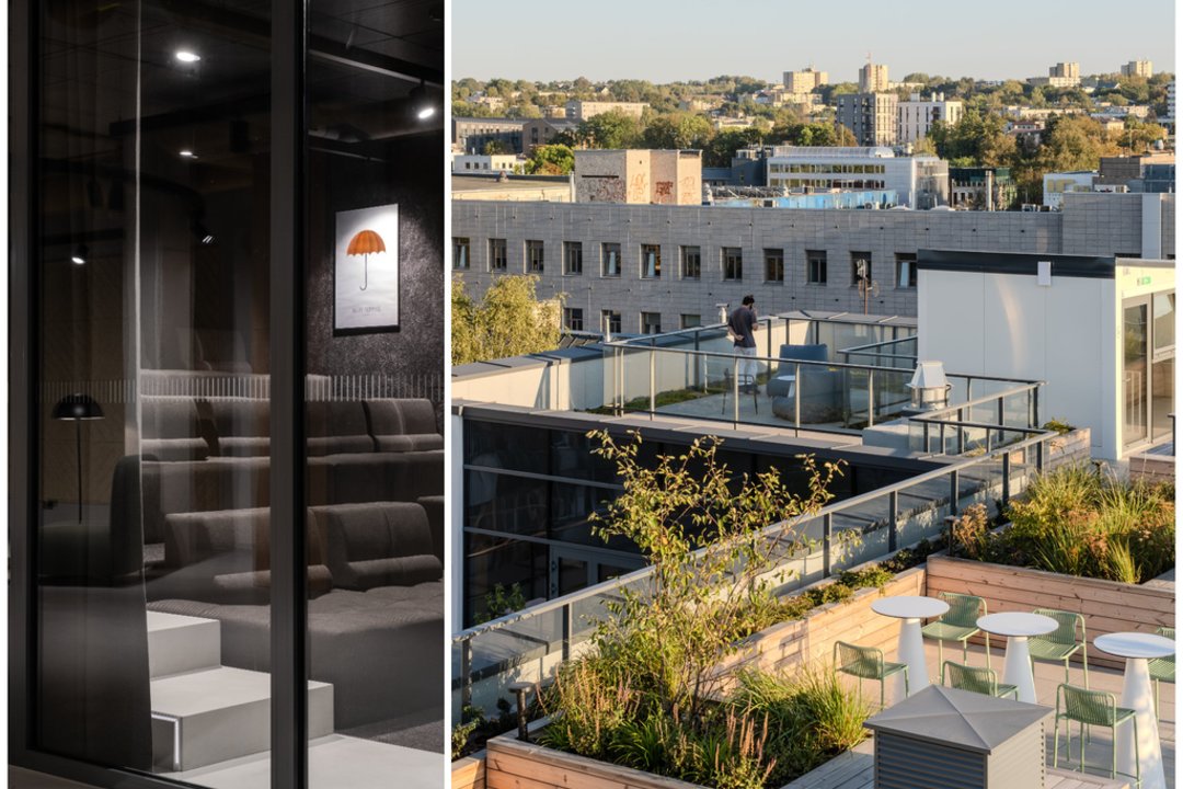 Naujamiestyje įrengtas interjeras išlaikė rajono industrinį charakterį