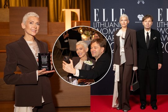 Išskirtinio apdovanojimo sulaukusi R. Piekautaitė kaustė susirinkusių žvilgsnius