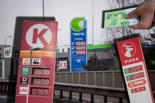 Kainas užkėlė, nors patys brangesnių degalų dar nepirko: drastiški šuoliai glumina ne vieną