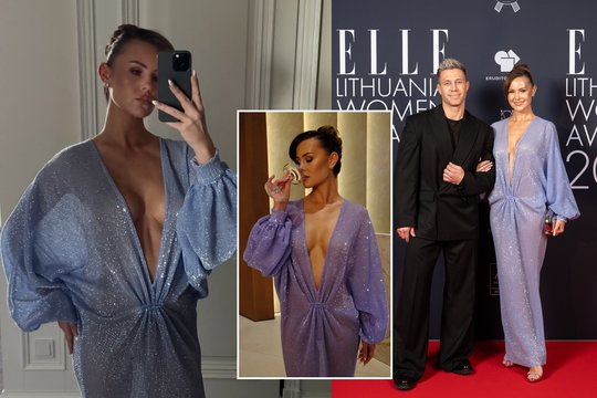 Pramogų elito vakarėlyje Vilniuje dėmesį kaustė Indrė Burlinskaitė: akys krypo į vieną detalę