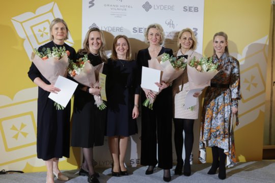 Už nuopelnus skatinant lyčių lygybę įteikti kasmetiniai asociacijos „Lyderė“ apdovanojimai