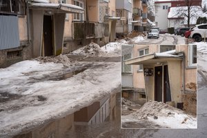 Kaunietis dėl nevalyto kiemo parašė dešimtis skundų: „Žmona visą žiemą buvo tarsi įkalinta namuose“