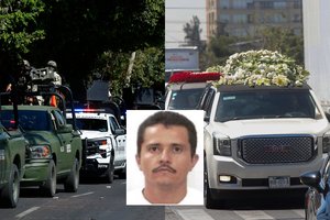 Narkotikų barono El Mencho laidotuvės Meksikoje pribloškė ne vieną: palaidotas paauksuotame karste