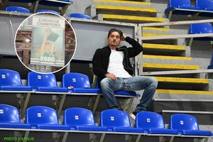 Protestuojantis „Panathinaikos“ nukabino savo legendos plakatą