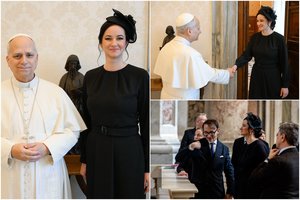 I. Ruginienė susitiko su popiežiumi