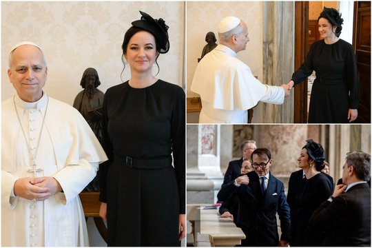 I. Ruginienė susitiko su popiežiumi