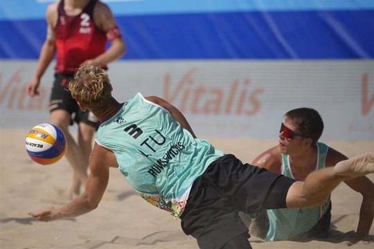 Indijoje – geriausias paplūdimio tinklininkų A. Rumševičiaus ir K. Palubinsko pasiekimas „Challenge“ turnyruose