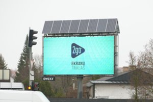 „2go“ lauko ekranų tinklas Baltijos šalyse: lauko ekranai Šiauliuose