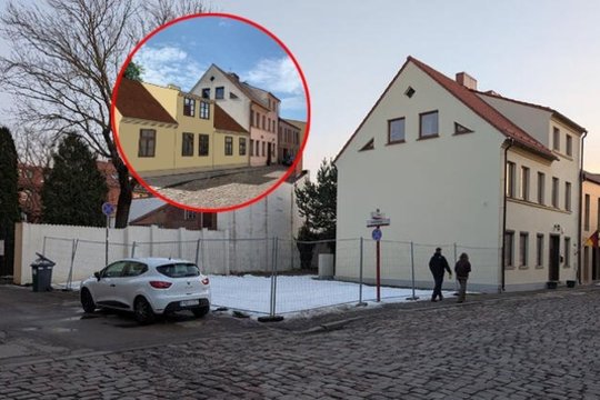 Klaipėdos senamiestyje planuojama atstatyti sovietmečiu nugriautą namą