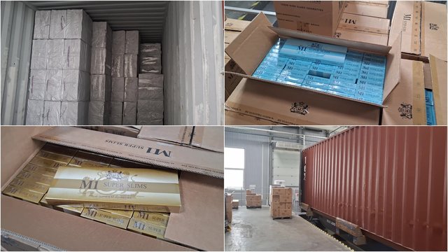 Klaipėdos jūriniame konteineryje – netikėtas radinys: aptiko nelegalų krovinį už 3 mln. eurų