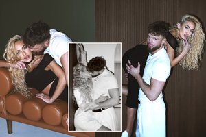 Naujausioje O. Pikul ir D. Dirksčio fotosesijoje – aistringos akimirkos: „Apsvaigę iš meilės“