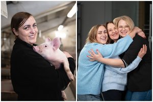 Trys šeimos moterys dirba fermoje: vis dar tenka aiškintis aplinkiniams