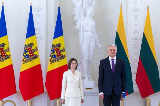 Lietuvoje viešinti Moldovos prezidentė tiki, kad šaliai pavyks įstoti į ES iki 2030-ųjų