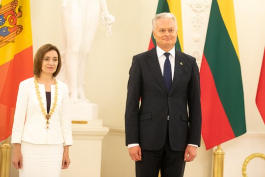 M. Sandu: siekiame, kad daugiau Lietuvos verslo atrastų Moldovą, tam padės stojimo į ES procesas