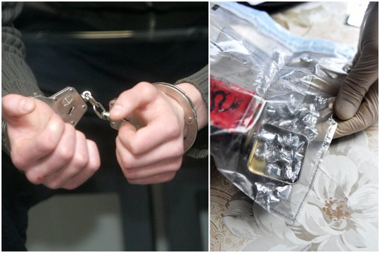 Dėl vieno maišelio su kvaišalais Molėtų r. sulaikyti keturi vyrai