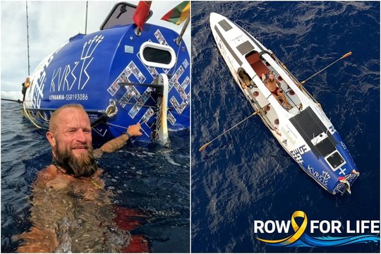 A. Mockus pranešė apie naują iššūkį: ta pačia valtimi mėgins perplaukti kitą vandenyną