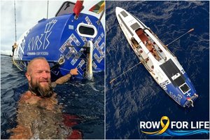 A. Mockus pranešė apie naują iššūkį: ta pačia valtimi mėgins perplaukti kitą vandenyną