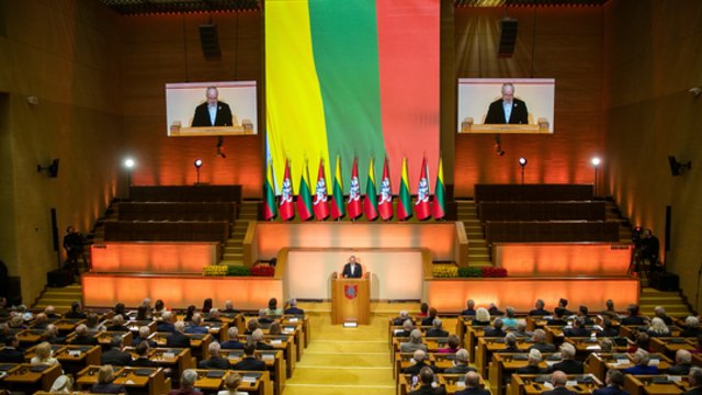 Kovo 11-osios minėjimas Seime: „Laisvė – kiekvieno iš mūsų atsakomybė“