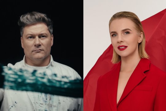 Netikėtas duetas: Ieva Narkutė ir Merūnas Vitulskis perduoda svarbią žinią