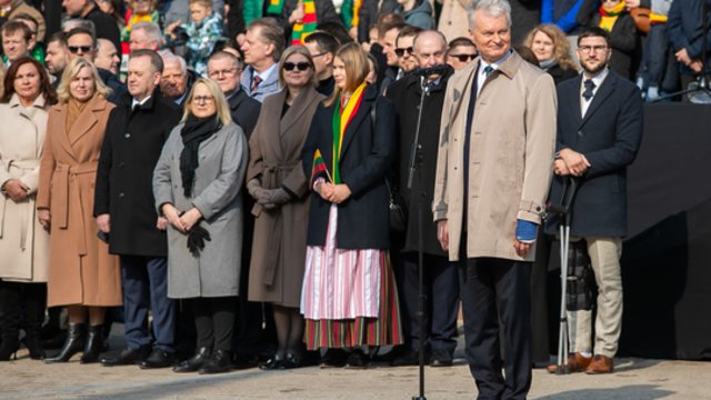 G. Nausėda: turime džiaugtis ir didžiuotis, ką pasiekė Lietuva