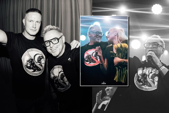 Pirmame soliniame N. Pareigytės koncerte – provokuojanti jos vyro ir E. Bžesko žinutė: sureagavo ir atlikėja