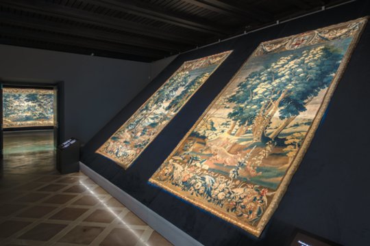 Valdovų rūmų muziejuje eksponuojami XVII a. gobelenai su Vyčiu