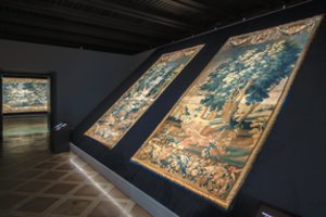 Valdovų rūmų muziejuje eksponuojami XVII a. gobelenai su Vyčiu