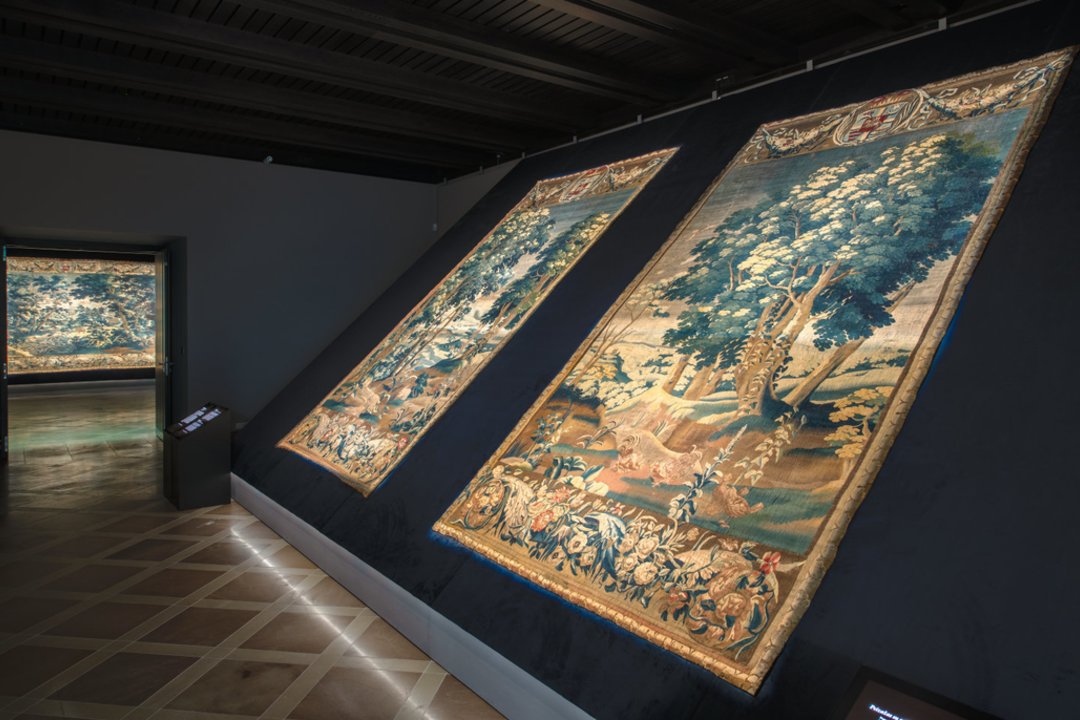 Valdovų rūmų muziejuje eksponuojami XVII a. gobelenai su Vyčiu
