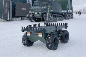 Karinis latvių robotas demonstruoja raumenis: atlaikė arktinius išbandymus