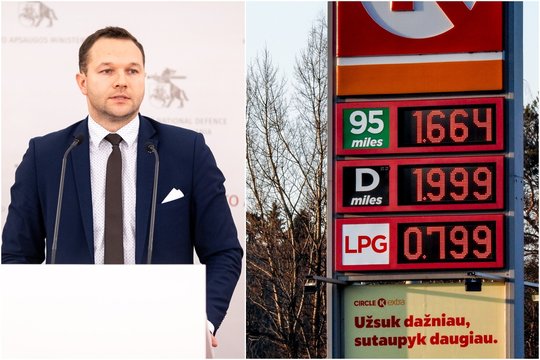 Pateikė kitą pasiūlymą, kaip suvaldyti aukštas kuro kainas: „Manau, kad geresnė idėja“