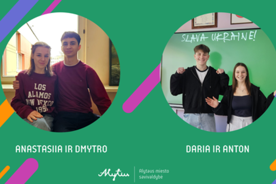 Ukrainiečiai gimnazistai: „Rekomenduočiau gyventi Lietuvoje, nes čia labai geri žmonės“