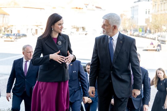 I. Ruginienė su Čekijos prezidentu aptarė dvišalius santykius