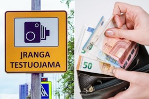 Vairuotojų kišenes tuštins dar vienas greičio matuoklis: štai, kur paslėpė
