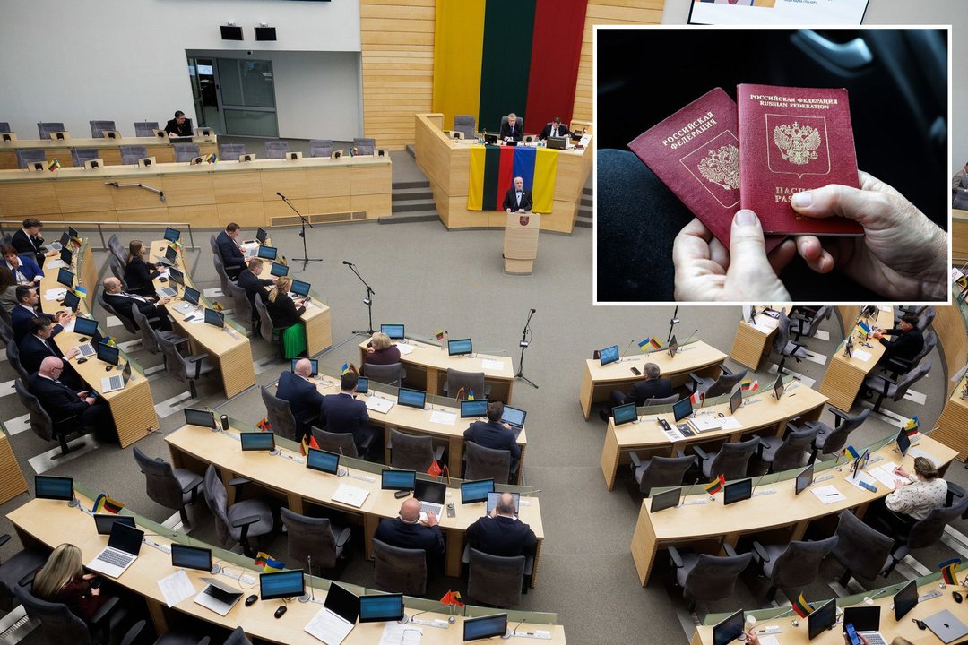 The Seimas agenda no longer includes an initiative to restrict Russian and Belarusian citizens' ability to purchase real estate in Lithuania